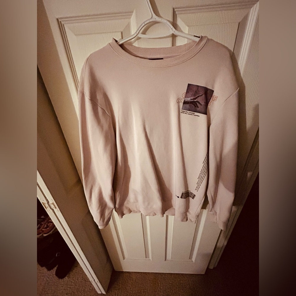 Pink Graphic Sweatshirt
